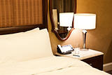 Luxury hotel bedroom