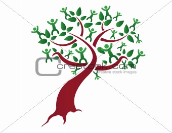 Family tree, relatives illustration design isolated over a white background