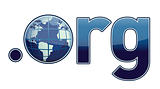 Dot ORG Domain Name Address illustration isolated over a white background