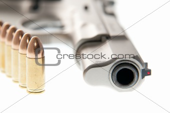 Weapon - Gun isolated on white background