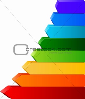 Different color arrows  
