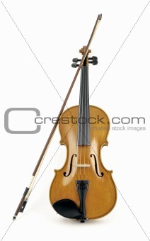 Isolated italian Violin