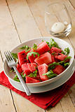 Watermelon and Arugula Salad