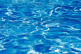 Surface of water of the pool