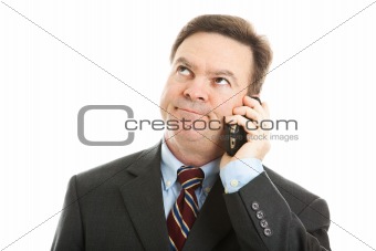 Businessman - Boring Phone Call