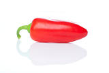 A red baby pepper