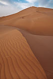 Sand dunes in Sahara.