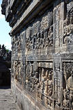 Ancient stone carvings at Borobudur Temple Indonesia