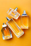 Yellow perfume bottles