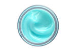 Blue moisturizer the in round container