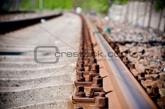 railway track lines 