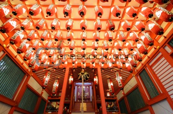 Japanese Shrine Interior