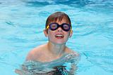Swimming boy
