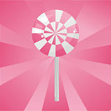 pink lollipop background