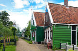 wooden houses