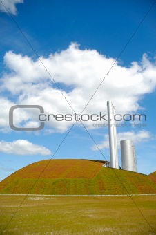 Non polluting biogas facility