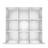white bookshelf