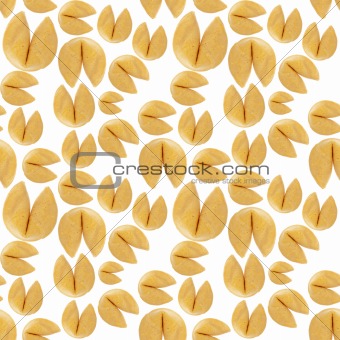 Fortune Cookie Seamless Background Pattern