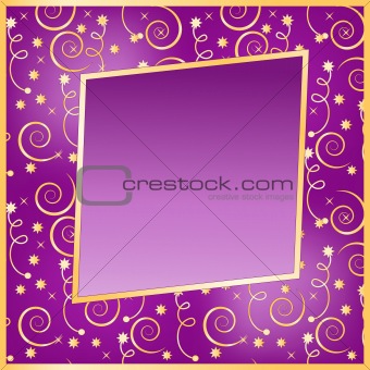 vector seamless christmas background with frame