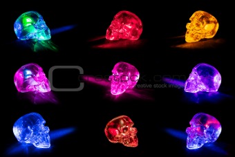 Glass skulls