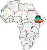 map of ethiophia