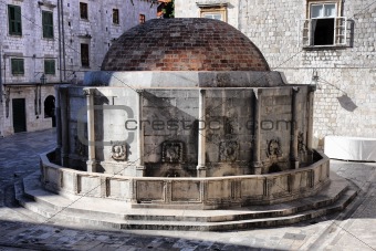 Big Onofrio's Fountain in Dubrovnik, Croatia