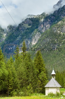 Dolomites mountain summer view