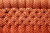 Red antique furniture upholstery - background