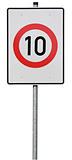 Sign, speed limit