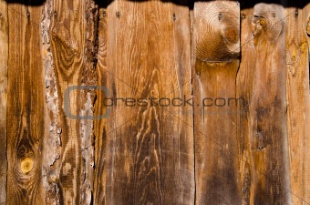 Old wooden building wall.