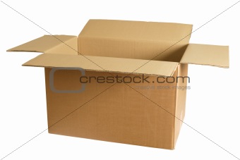 Empty cardboard box