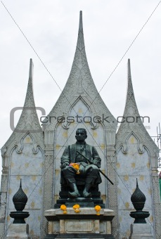 King Rama I Monument  of Thailand
