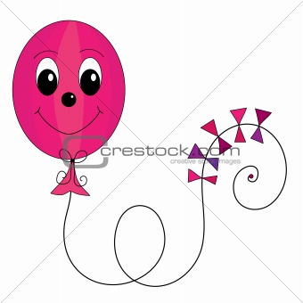 Cute, friendly balloon