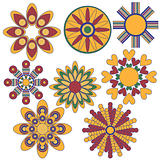 Colorful ornament collection