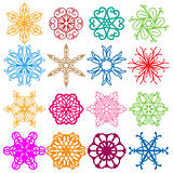 Colorful abstract ornament collection