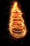 christmas tree from the sparklers