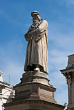 Statue of Leonardo Da Vinci in Milan
