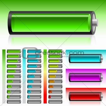 Set of battery