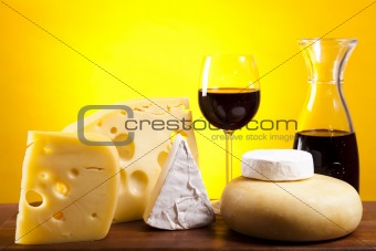 Cheese and wine