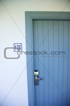 door with number