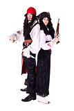 Pirate man and woman