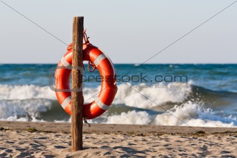 lifebuoy in the Mediterranean