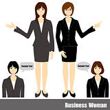 Business woman set