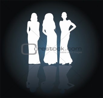 women silhouettes