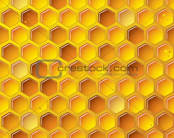 Honeycomb background concept