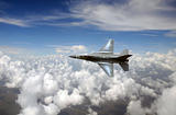 Jetfighter in the sky