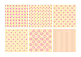 Yellow and pink pattern collection
