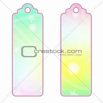 Beautiful tags or labels