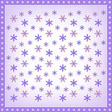 Lilac background with flowers