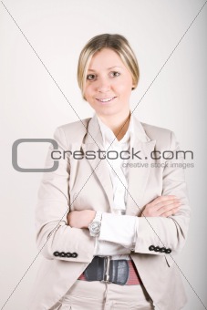 business suit standing